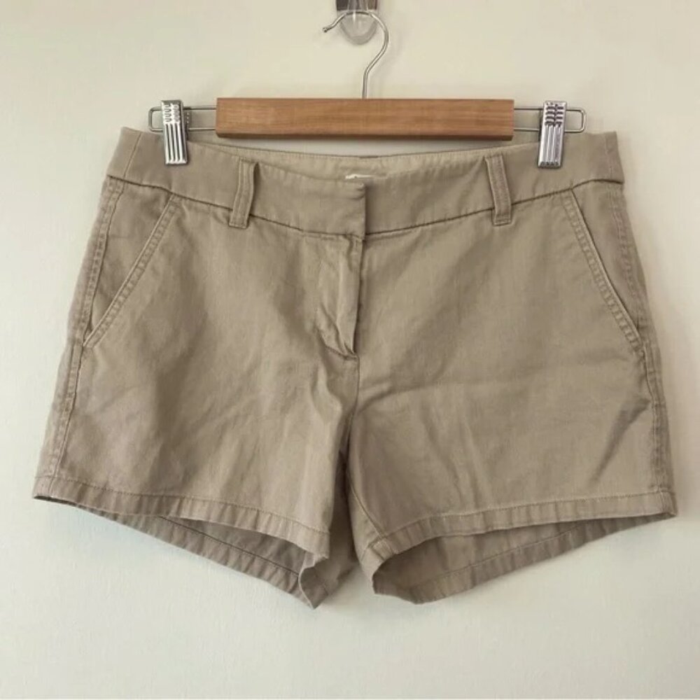 J. Crew Women's 100% Cotton Khaki Shorts